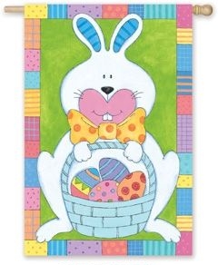 Easter Bunny Garden Flag - 1 left