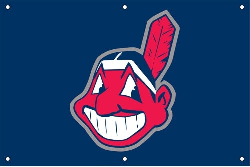 Indians Fan Banner 2' x 3'