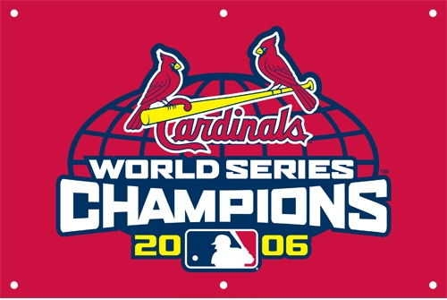 Cardinals World Series 2006 Fan Banner
