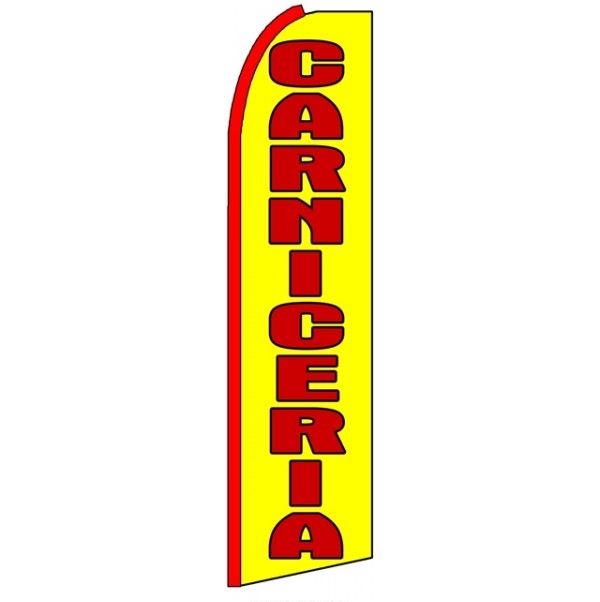 Carniceria Feather Flag 3' x 11.5'