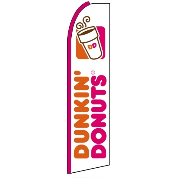 Dunkin' Donuts Feather Flag 3' x 11.5'