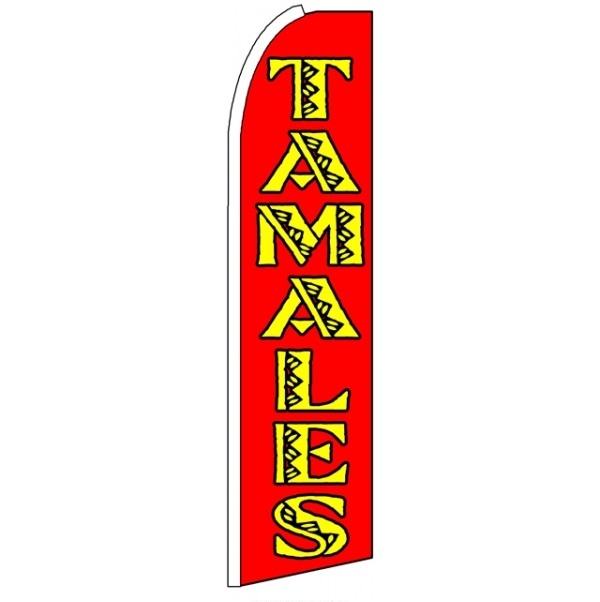 Tamales Feather Flag 3' x 11.5'