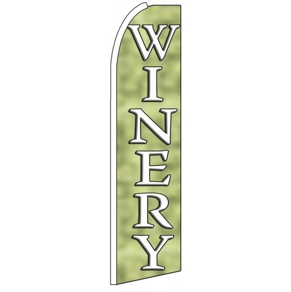 Winery Feather Flag 3' x 11.5'