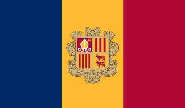2' x 3' Andorra High Wind, US Made Flag