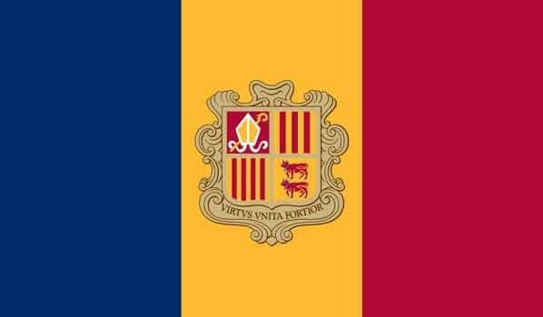 4' x 6' Andorra High Wind, US Made Flag