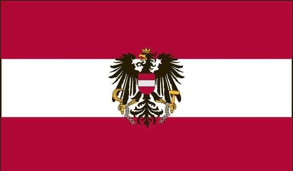 2' x 3' Austria w/ Eagle High Wind, US Made Flag