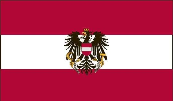 5' x 8' Austria w/ Eagle High Wind, US Made Flag