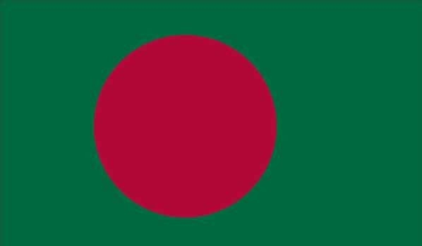 3' x 5' Bangladesh High Wind, US Made Flag
