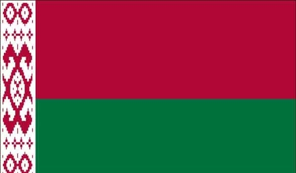 2' x 3' Belarus High Wind, US Made Flag