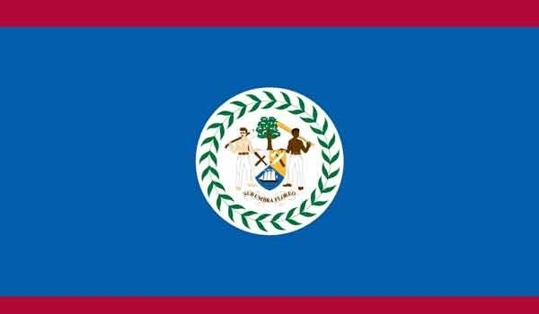 2' x 3' Belize High Wind, US Made Flag