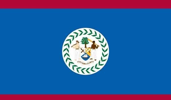 4' x 6' Belize High Wind, US Made Flag