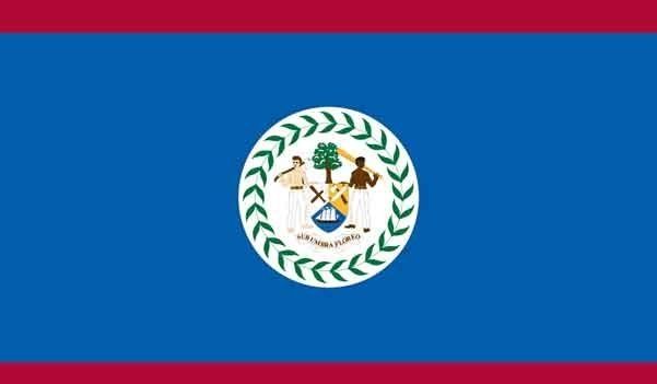 5' x 8' Belize High Wind, US Made Flag