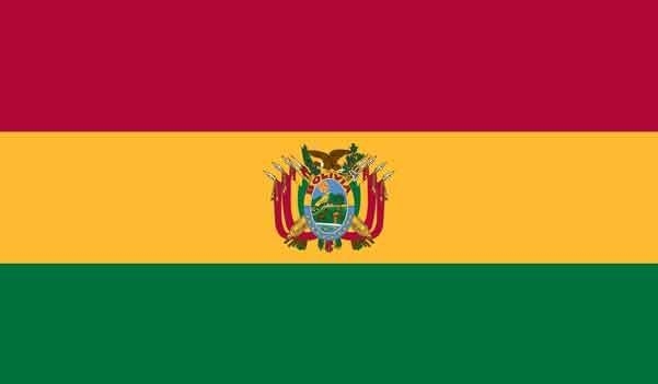 5' x 8' Bolivia High Wind, US Made Flag