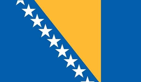 2' x 3' Bosnia & Herzegovina High Wind, US Made Flag