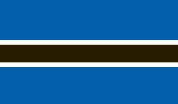 4' x 6' Botswana High Wind, US Made Flag