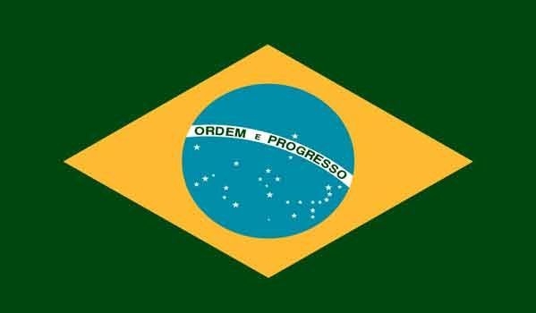 3' x 5' Brazil High Wind, US Made Flag