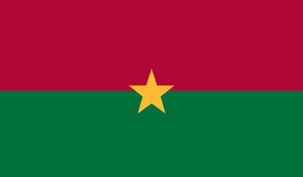 2' x 3' Burkina Faso High Wind, US Made Flag