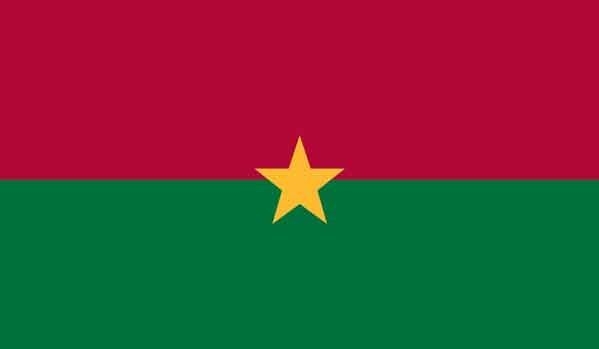 3' x 5' Burkina Faso High Wind, US Made Flag