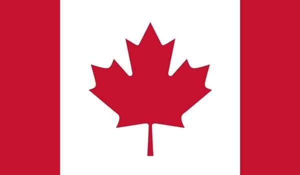 2' x 3' Canada High Wind, US Made Flag
