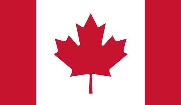 5' x 8' Canada High Wind, US Made Flag