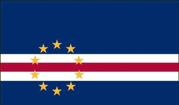 2' x 3' Cape Verde High Wind, US Made Flag