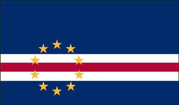 4' x 6' Cape Verde High Wind, US Made Flag