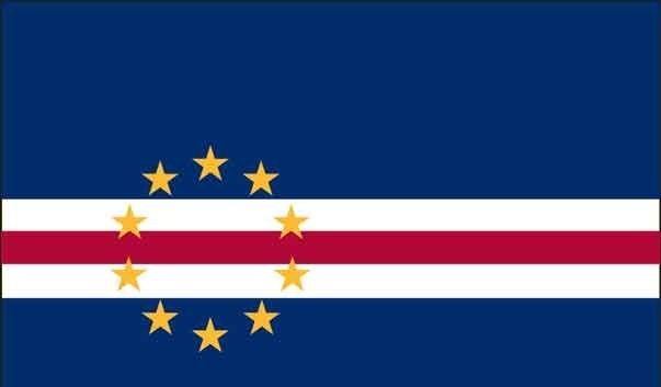 5' x 8' Cape Verde High Wind, US Made Flag