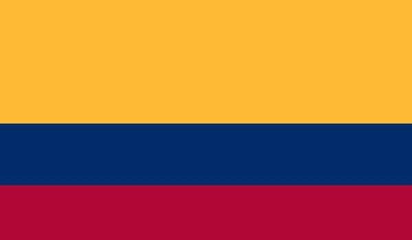 3' x 5' Colombia High Wind, US Made Flag