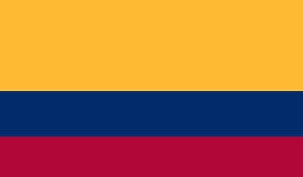 5' x 8' Colombia High Wind, US Made Flag