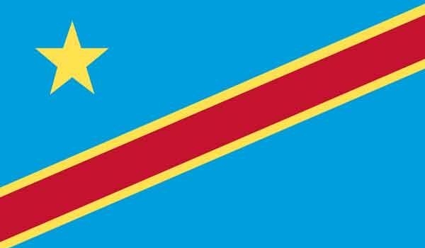 2' x 3' Congo Democratic Republic High Wind, US Made Flag