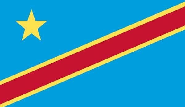 3' x 5' Congo Democratic Republic High Wind, US Made Flag