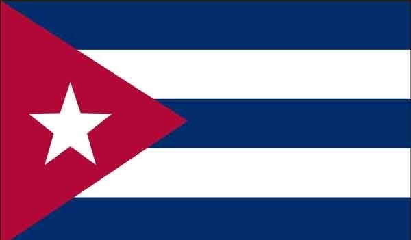 2' x 3' Cuba High Wind, US Made Flag