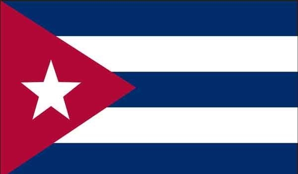 4' x 6' Cuba High Wind, US Made Flag