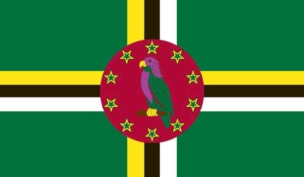 2' x 3' Dominica High Wind, US Made Flag