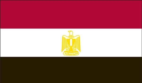 4' x 6' Egypt High Wind, US Made Flag