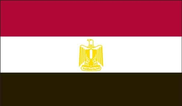 5' x 8' Egypt High Wind, US Made Flag