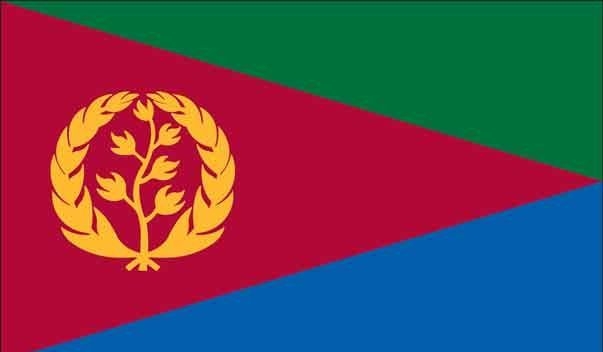 5' x 8' Eritrea High Wind, US Made Flag