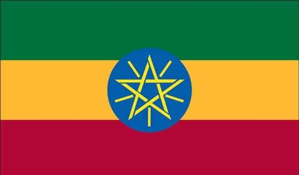 5' x 8' Ethiopia High Wind, US Made Flag