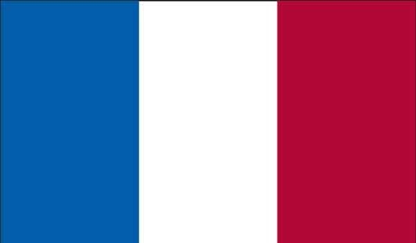 4' x 6' France High Wind, US Made Flag