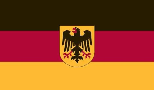 5' x 8' Germany w/ Eagle High Wind, US Made Flag