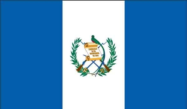 4' x 6' Guatemala High Wind, US Made Flag