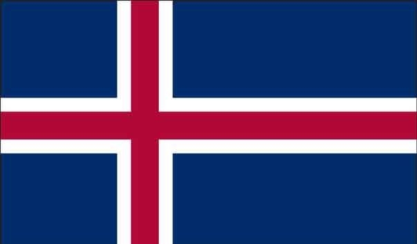 5' x 8' Iceland High Wind, US Made Flag