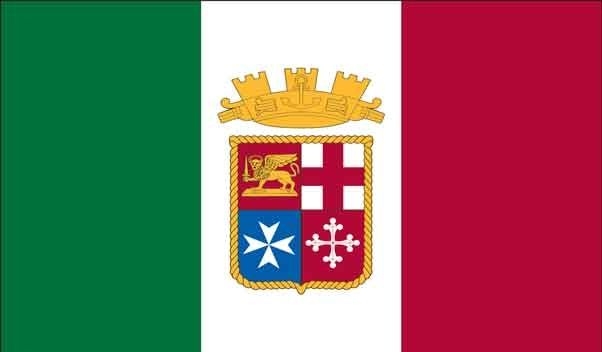 5' x 8' Italian Ensign High Wind, US Made Flag