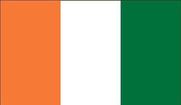 2' x 3' Ivory Coast - Cote d'Ivoire High Wind, US Made Flag