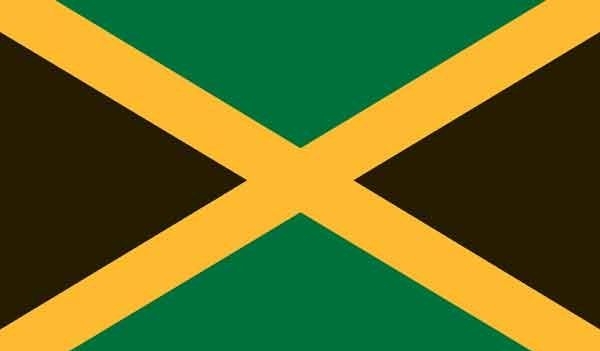 5' x 8' Jamaica High Wind, US Made Flag