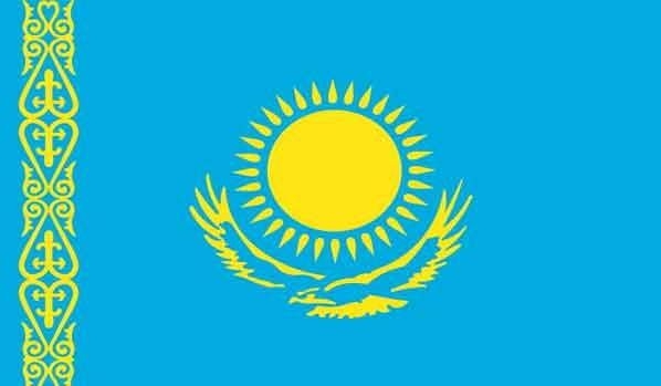 2' x 3' Kazakhstan High Wind, US Made Flag