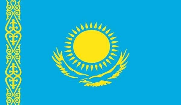 5' x 8' Kazakhstan High Wind, US Made Flag