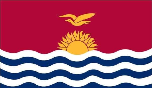 5' x 8' Kiribati High Wind, US Made Flag