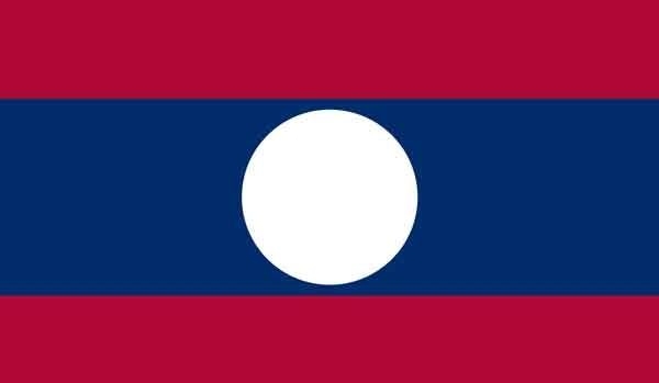 2' x 3' Laos High Wind, US Made Flag