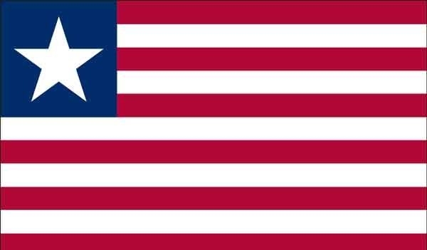 3' x 5' Liberia High Wind, US Made Flag